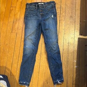 Womens High Rise Skinny Jeans